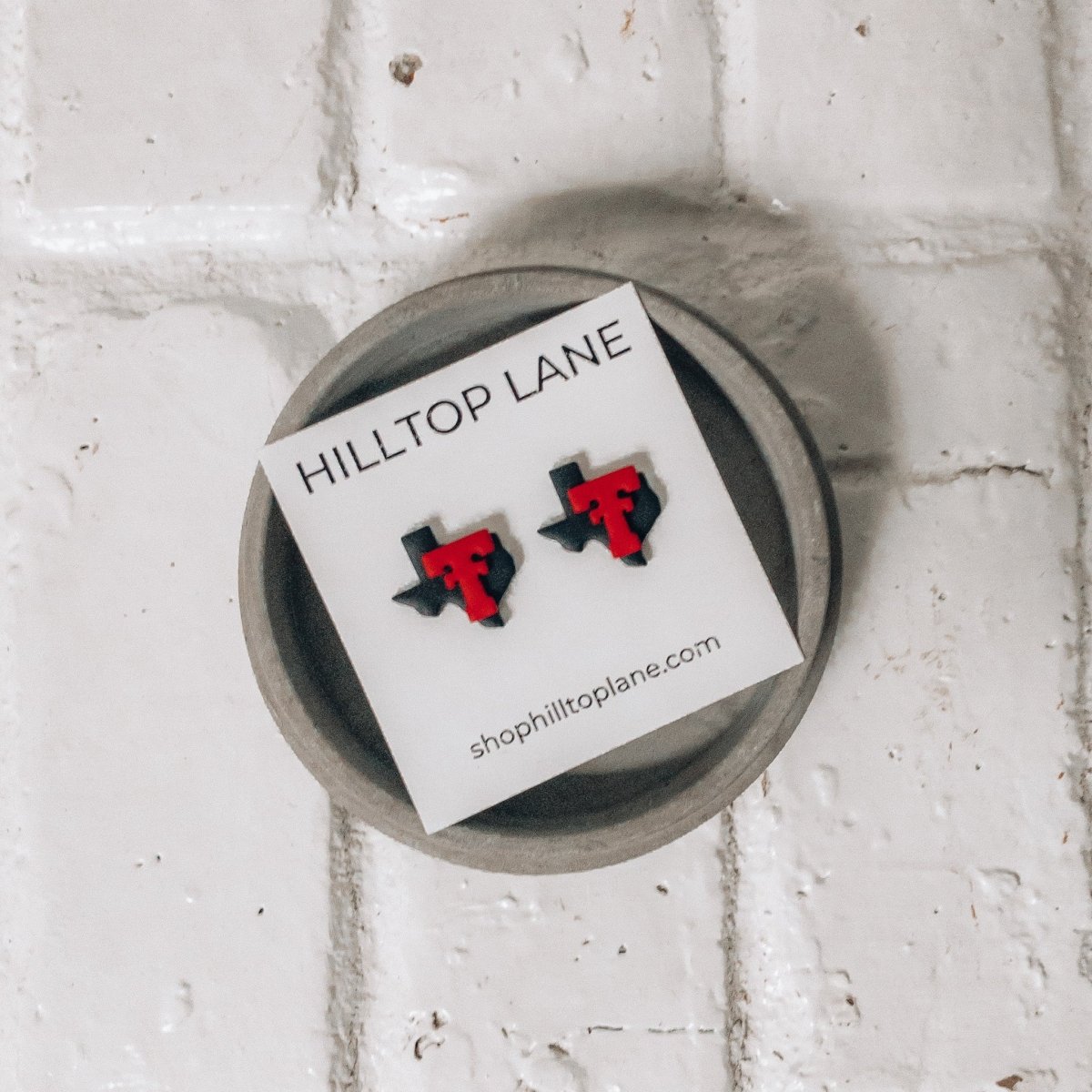 Texas Tech Handmade Stud Earrings