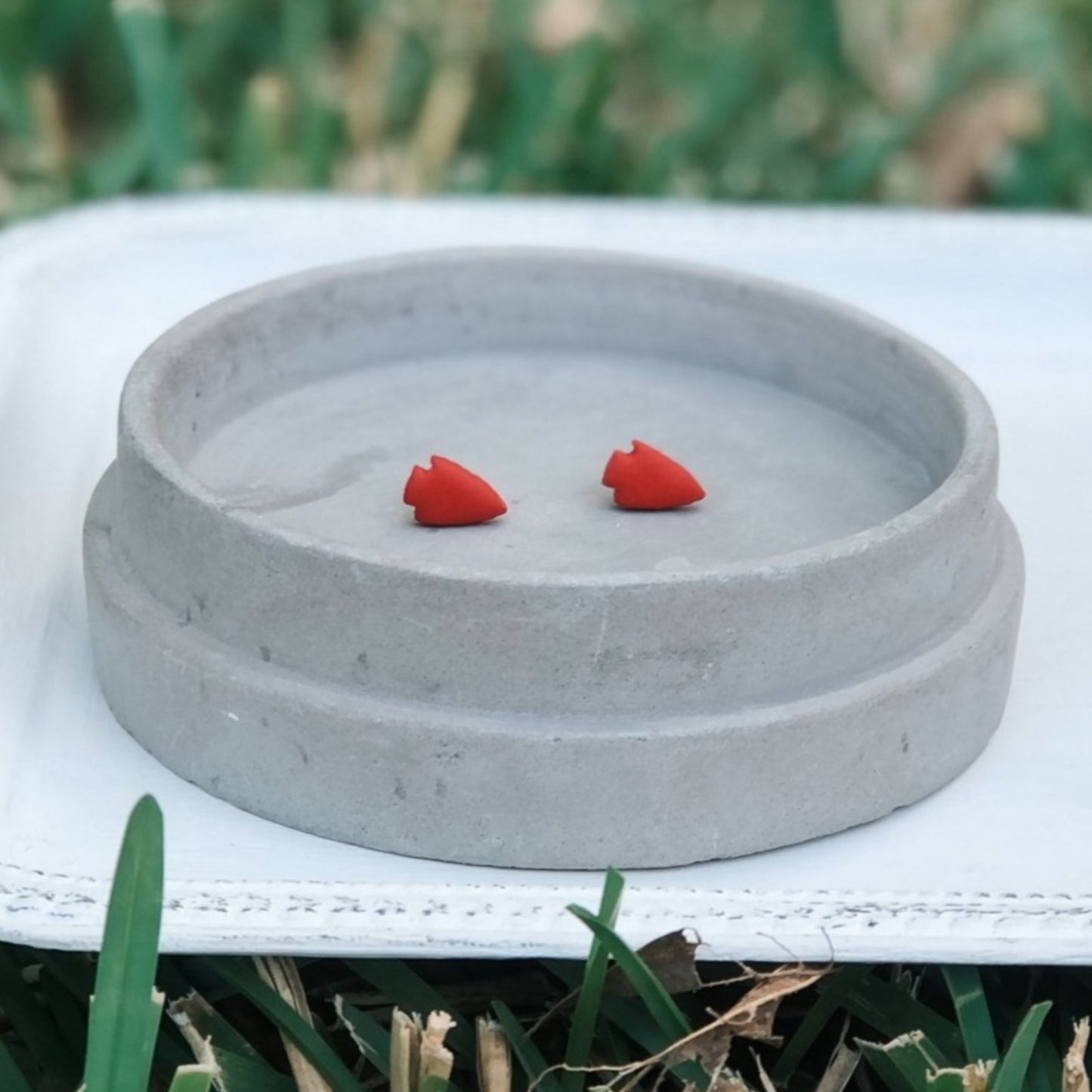 Kansas City Chiefs Arrowhead Stud Earrings