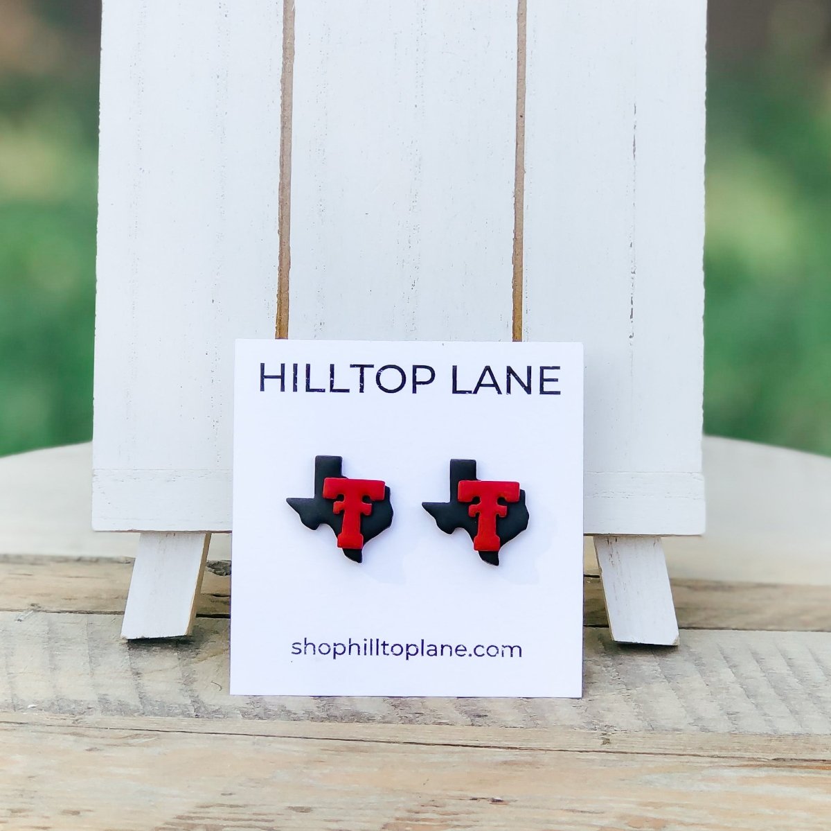 Texas Tech Handmade Stud Earrings