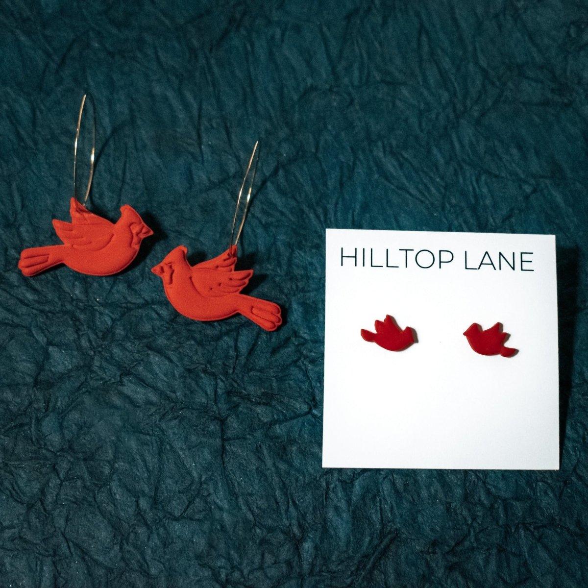 Cardinal Hoop Earrings - Hilltop Lane Boutique