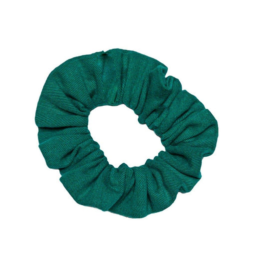 Green Denim Skinny Scrunchies - Hilltop Lane Boutique