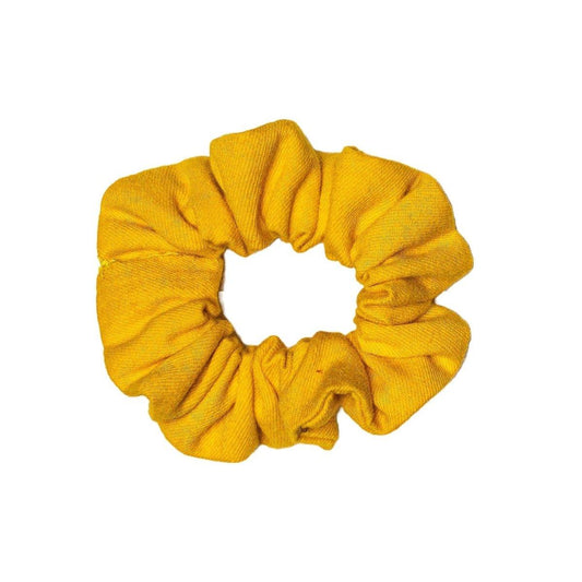 Yellow Denim Skinny Scrunchies - Hilltop Lane Boutique