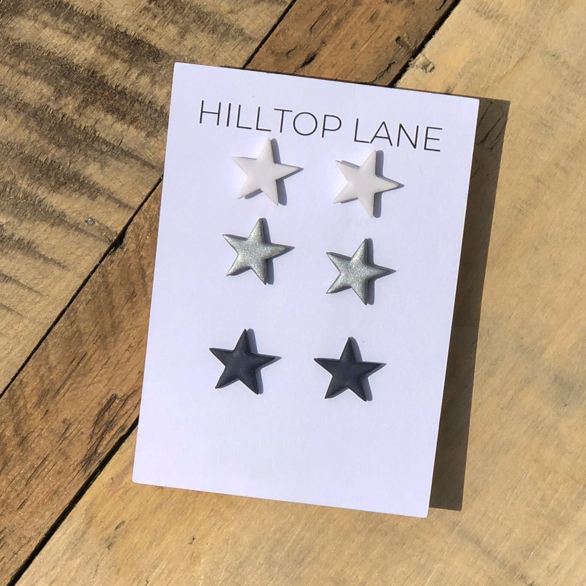 Dallas Cowboys Star Studs | 3 Pack