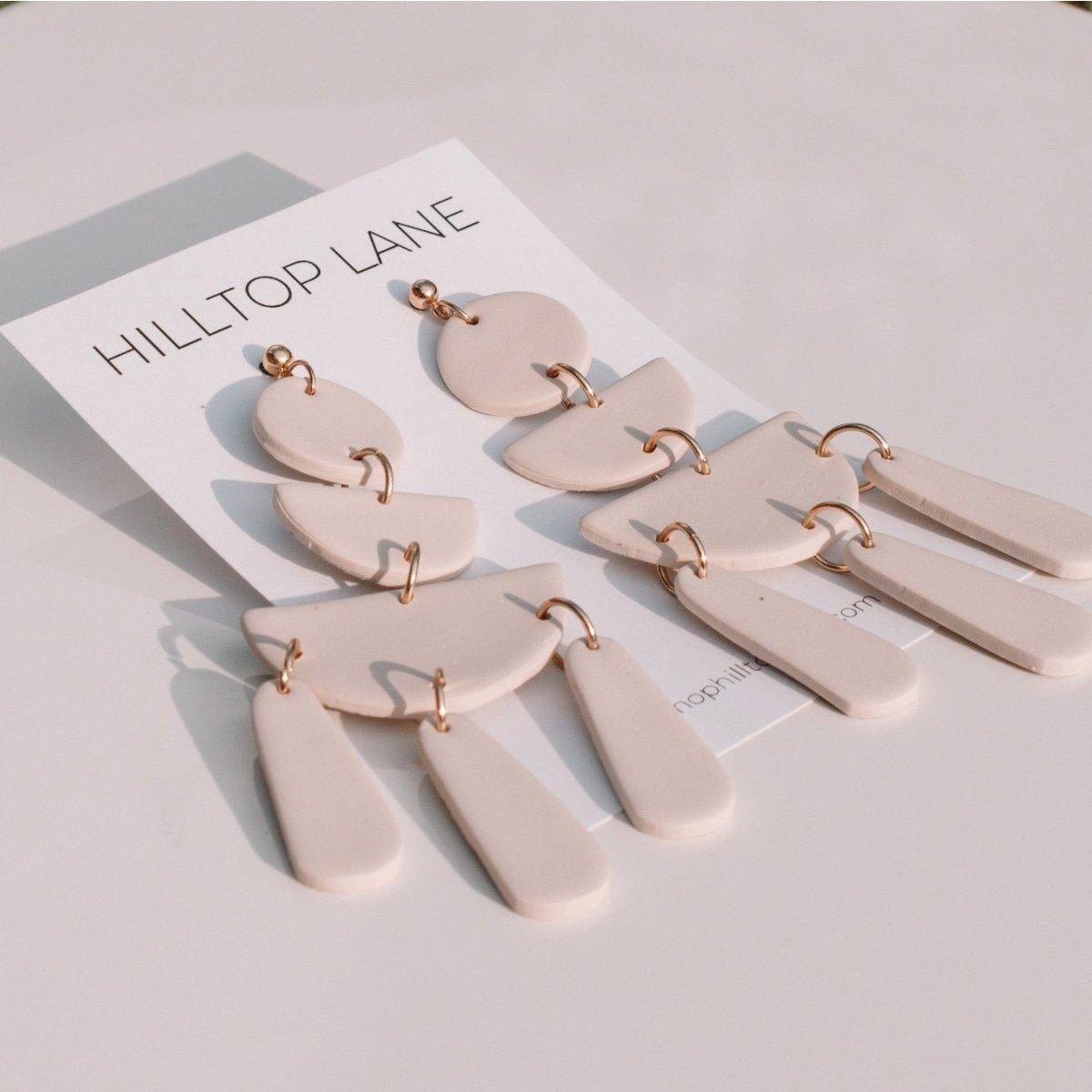 Boho Geometric Statement Earrings - Hilltop Lane Boutique