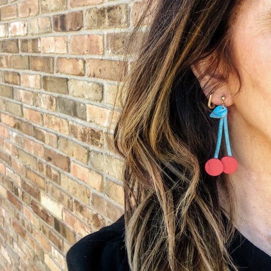 Cherry Earrings | Large - Hilltop Lane Boutique