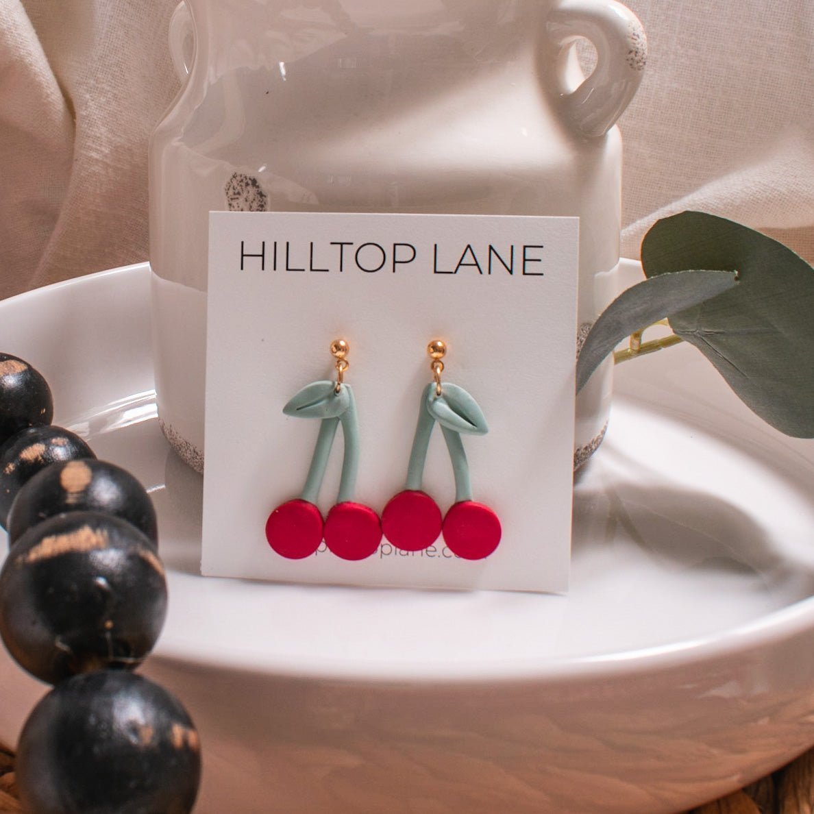 Cherry Earrings | Small - Hilltop Lane Boutique