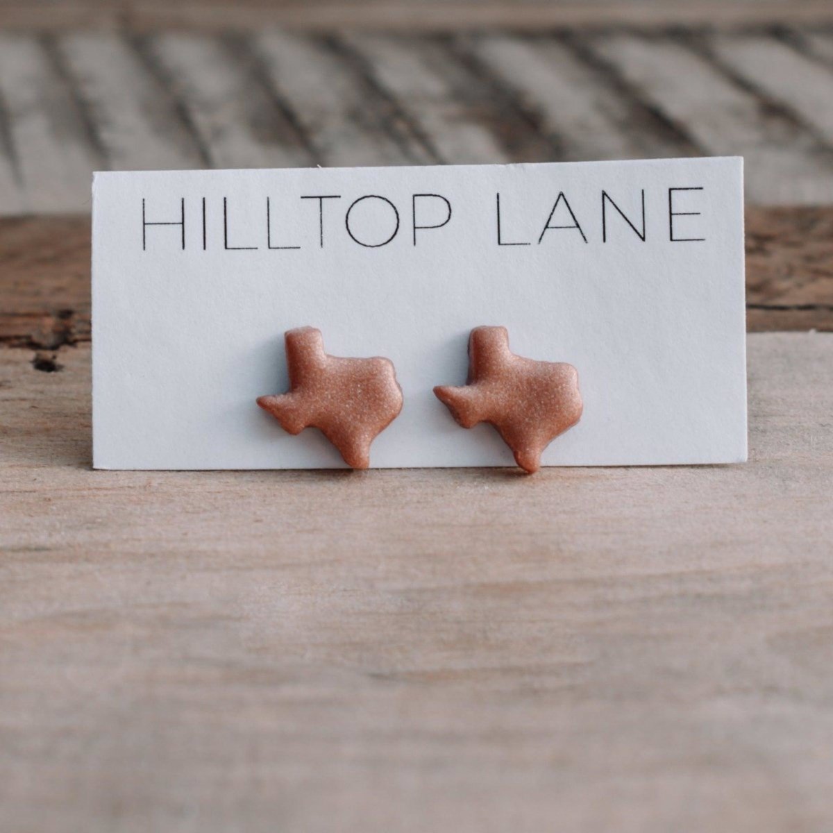 Dainty Texas Clay Stud Earrings - Hilltop Lane Boutique