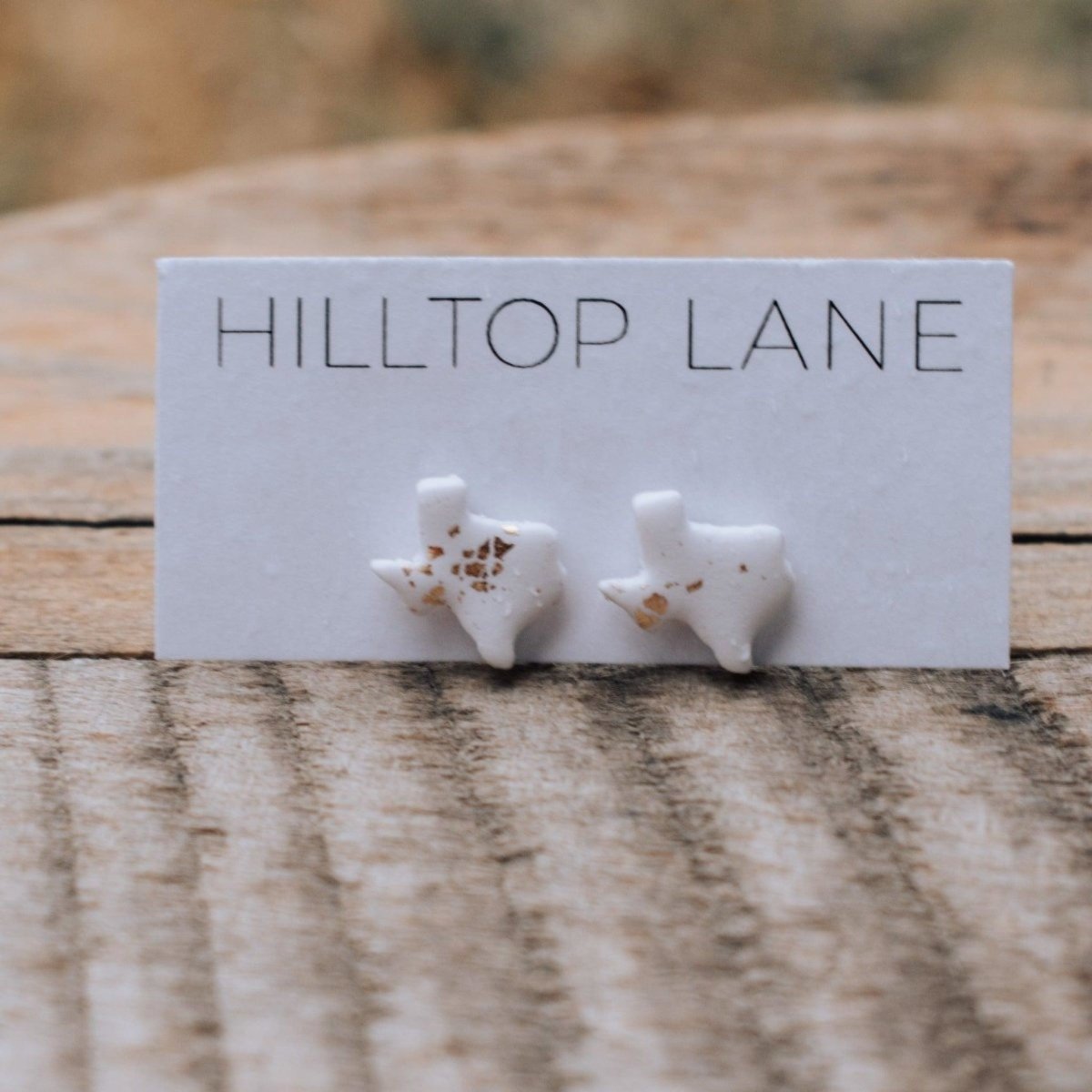Dainty Texas Clay Stud Earrings - Hilltop Lane Boutique