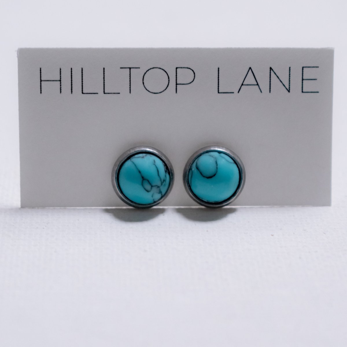 Emily | Turquoise Stud Earrings - Hilltop Lane Boutique