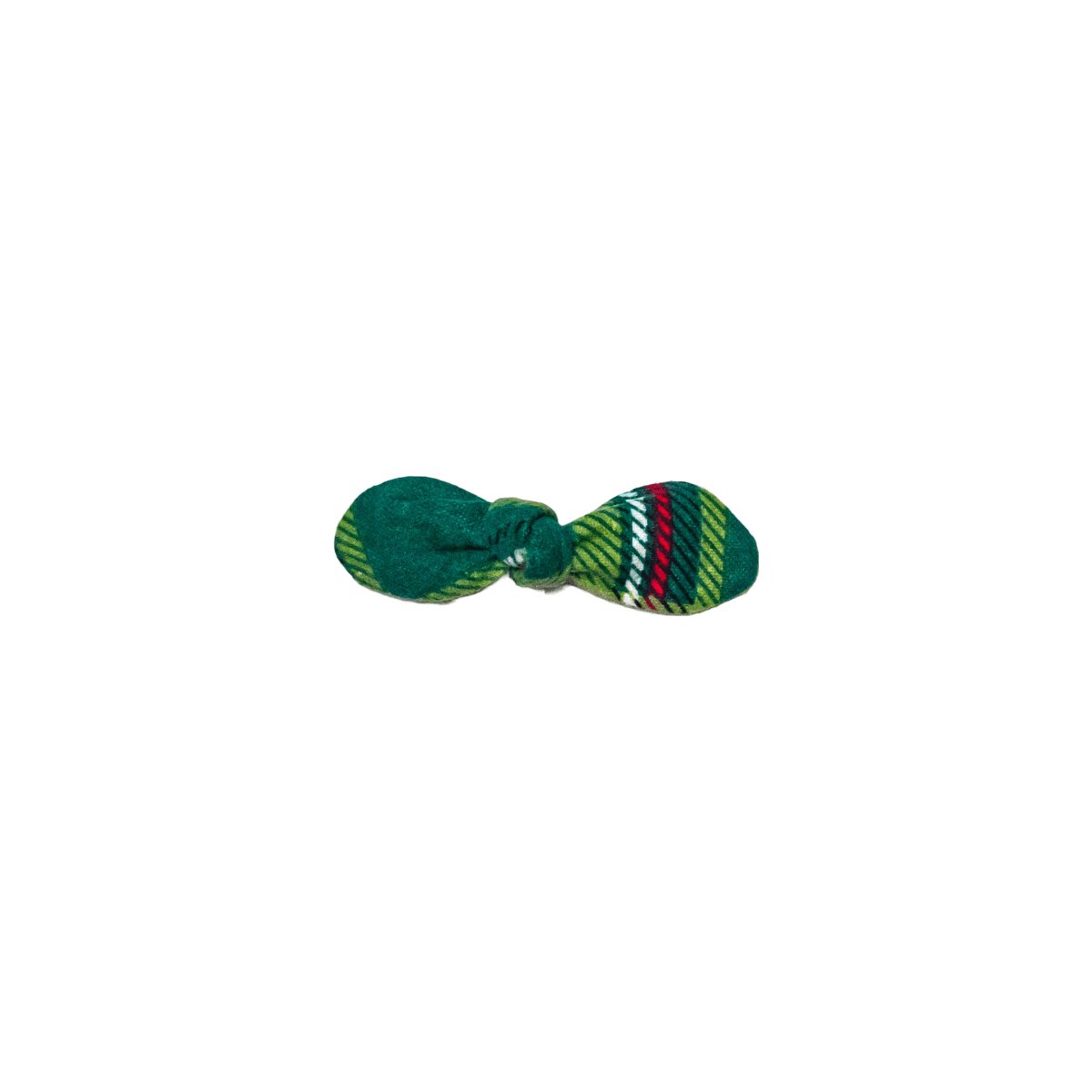 Mad for Plaid (Pine) Fabric Handmade Knotted Bows - Hilltop Lane Boutique