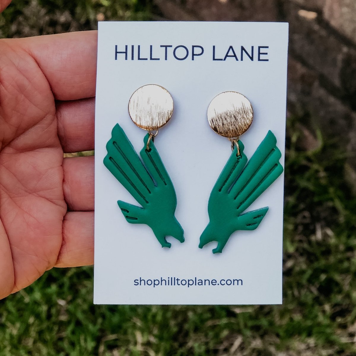 University of North Texas Eagles Handmade Earrings - Hilltop Lane Boutique