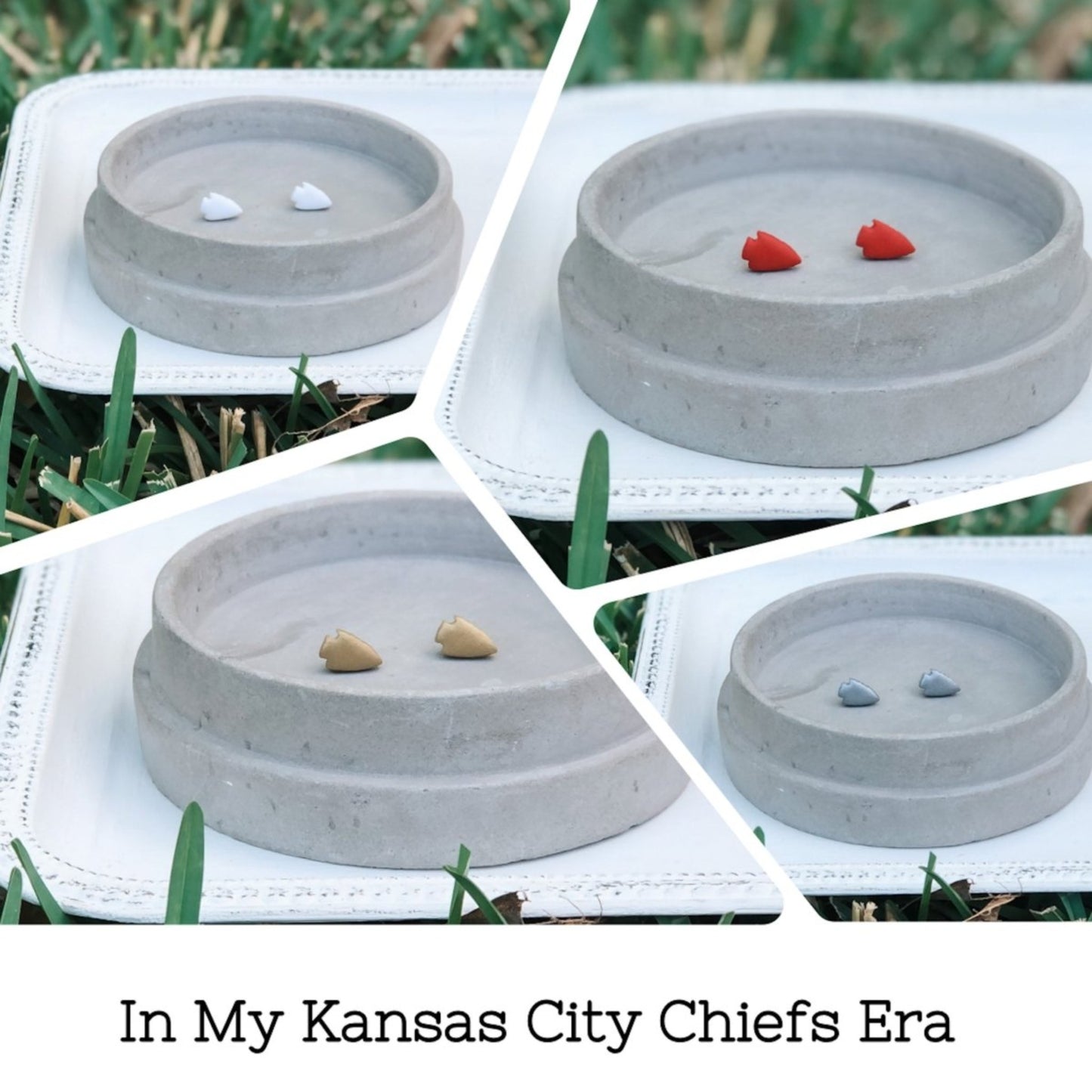 Kansas City Chiefs Arrowhead Stud Earrings