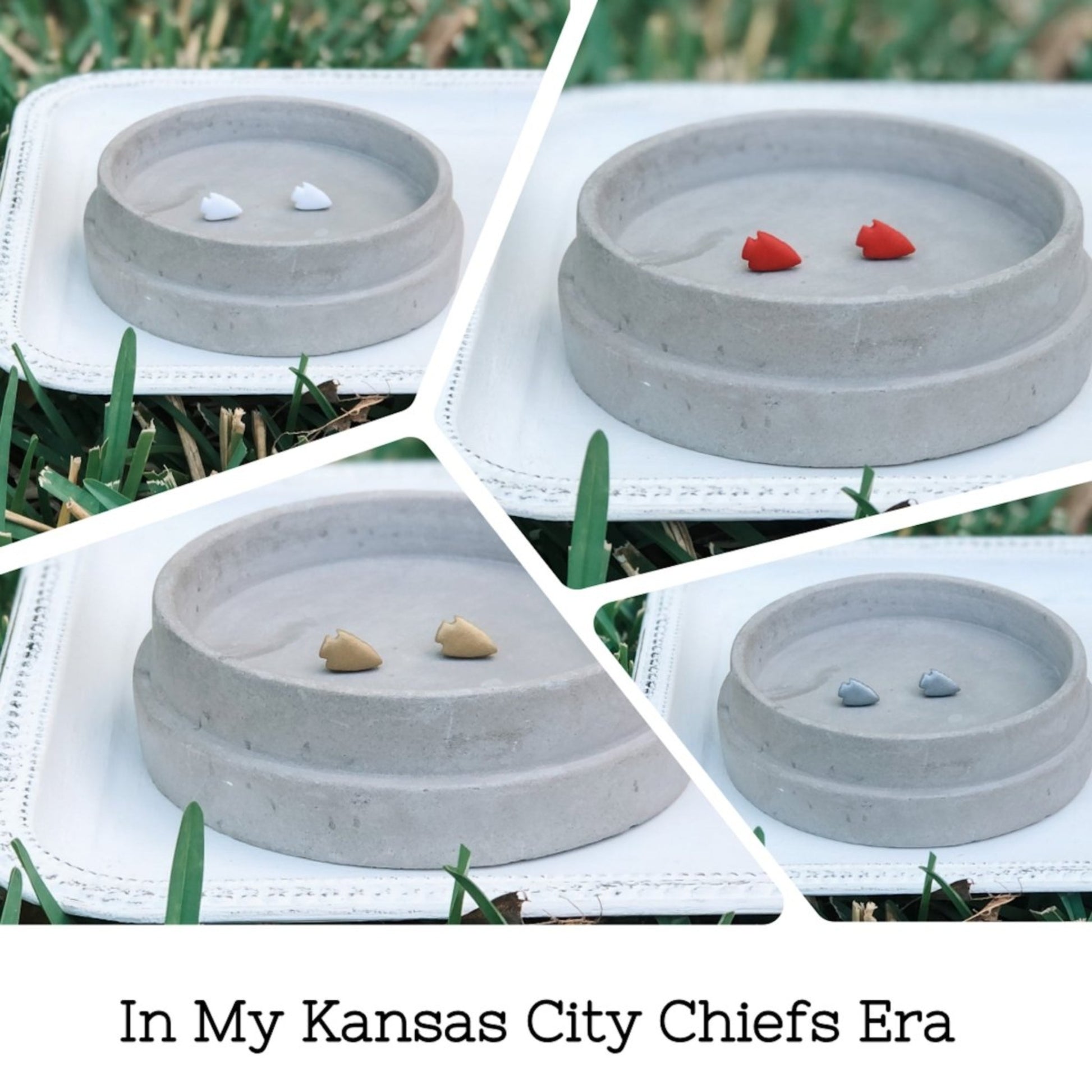 Kansas City Chiefs Arrowhead Stud Earrings