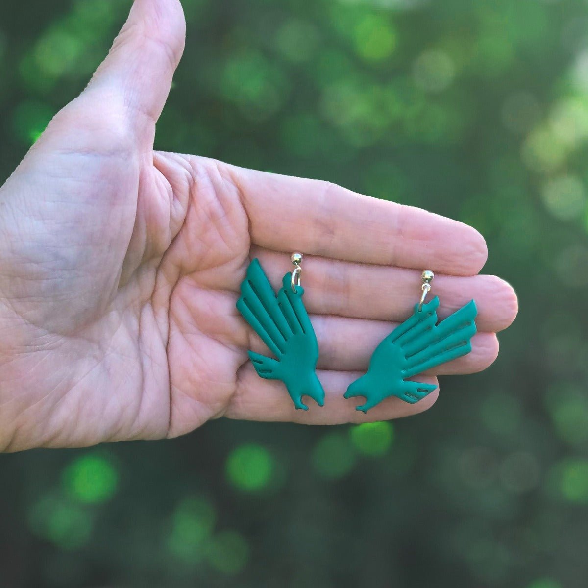 University of North Texas Eagles Handmade Earrings - Hilltop Lane Boutique