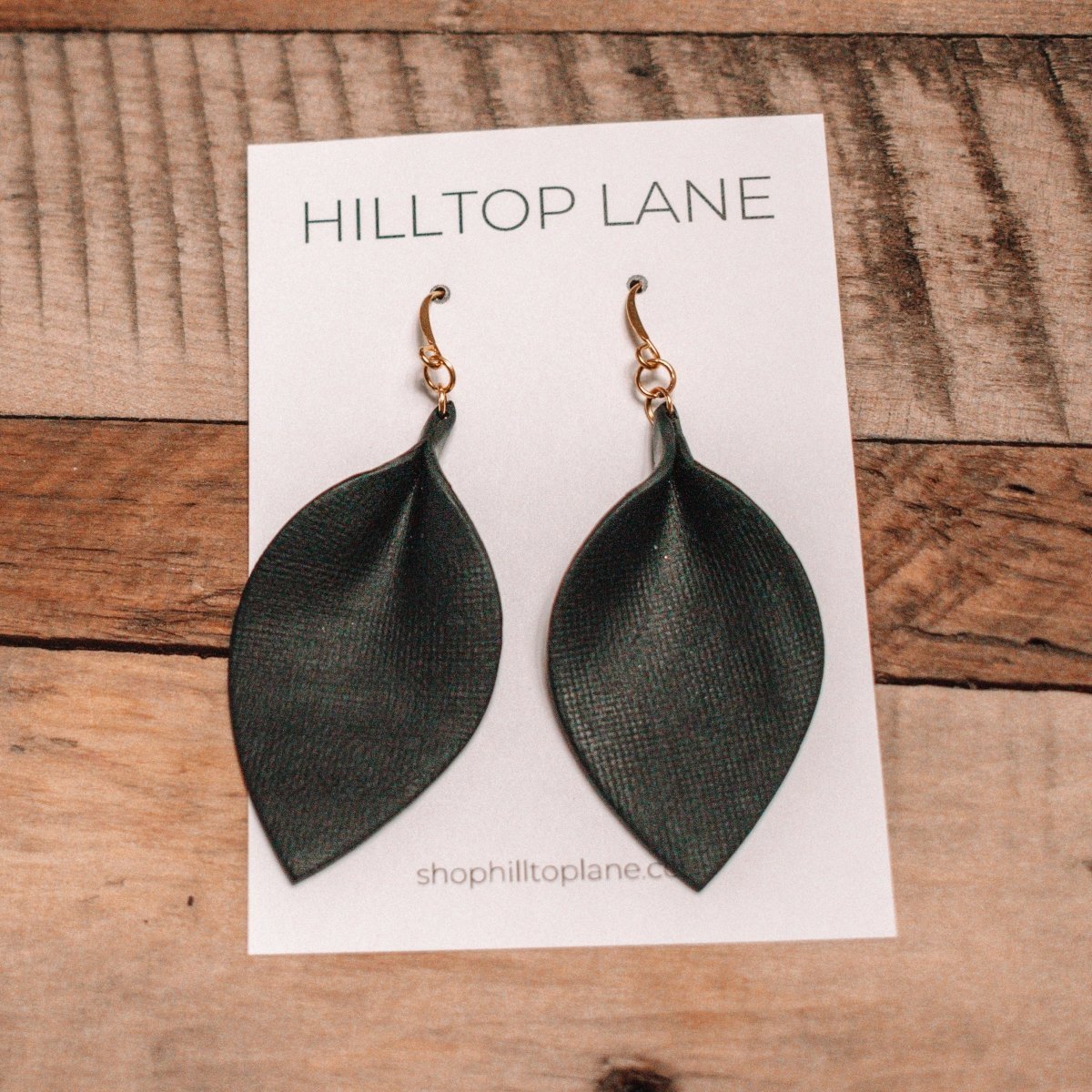 Darla | Minimalist Leaf Clay Earrings - Hilltop Lane Boutique