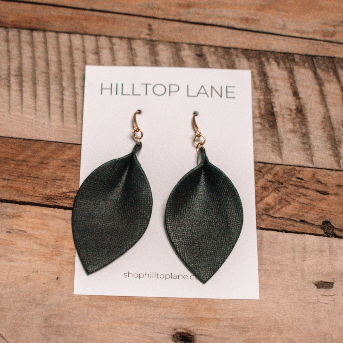 Darla | Minimalist Leaf Clay Earrings - Hilltop Lane Boutique