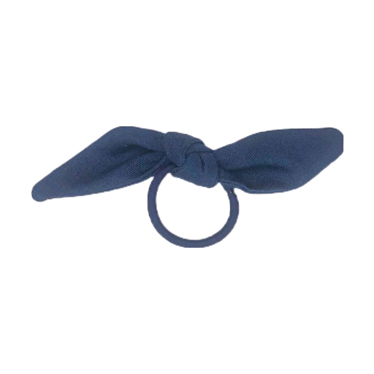Navy Floral Toddler Ponytail Holder - Hilltop Lane Boutique