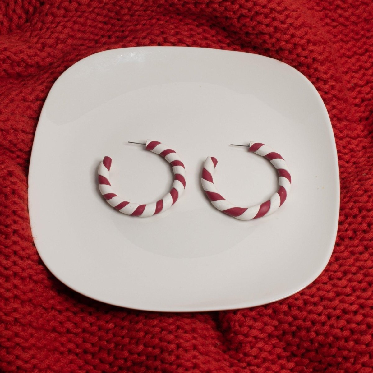 PEPPERMINT HOOPS - Hilltop Lane Boutique
